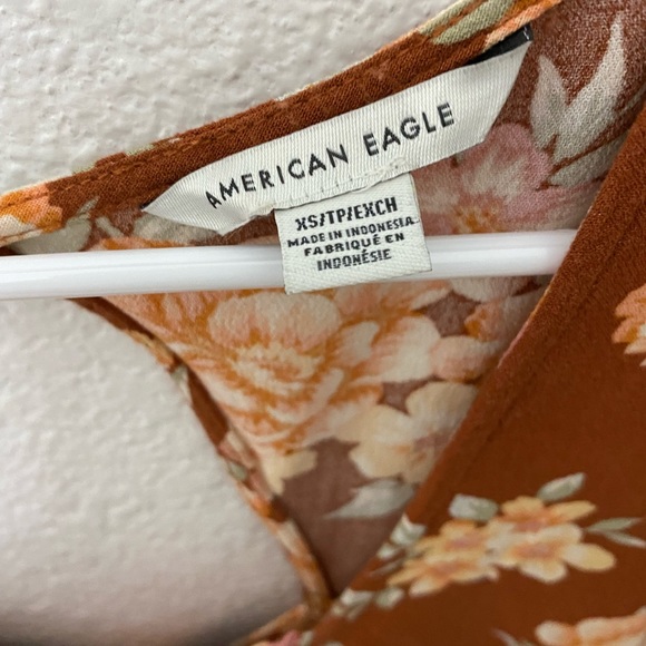 American eagle newer tag floral baby doll blouse size XS - Picture 8 of 8